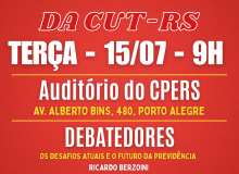 Encontro de Aposentados da CUT-RS acontece na próxima terça (15) em Porto Alegre