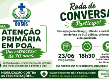 CUT-RS transmite debate sobre terceirizações e saúde pública em Porto Alegre