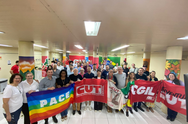 CUT-RS recebe CGIL e INCA em seminário e visitas em Porto Alegre