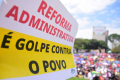 Unidade e resistência marcam ato em Brasília contra a reforma administrativa