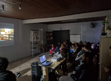 CUT-RS e entidades parceiras fazem sessão cinema nacional na Lomba do Pinheiro