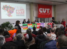 Primeiro dia da 17ª Plenária Estadual da CUT-RS é marcado por construção coletiva