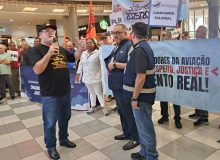 Nota da CUT-RS em apoio à greve dos aeroviários do RS e do Brasil