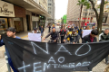 Entregadores protestam contra nova modalidade do iFood que paga R$ 3,00 por entrega