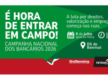 SindBancários lança Campanha Nacional da categoria com ato em Porto Alegre