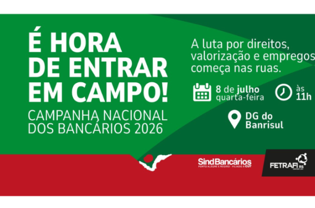 SindBancários lança Campanha Nacional da categoria com ato em Porto Alegre