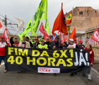 Marcha da Classe Trabalhadora defende a redução da jornada e o fim da escala 6x1