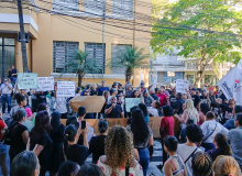 SINDISAÚDE-RS PRESENTE NO ATO CONTRA A PRECARIZAÇÃO DA SAÚDE EM CANOAS